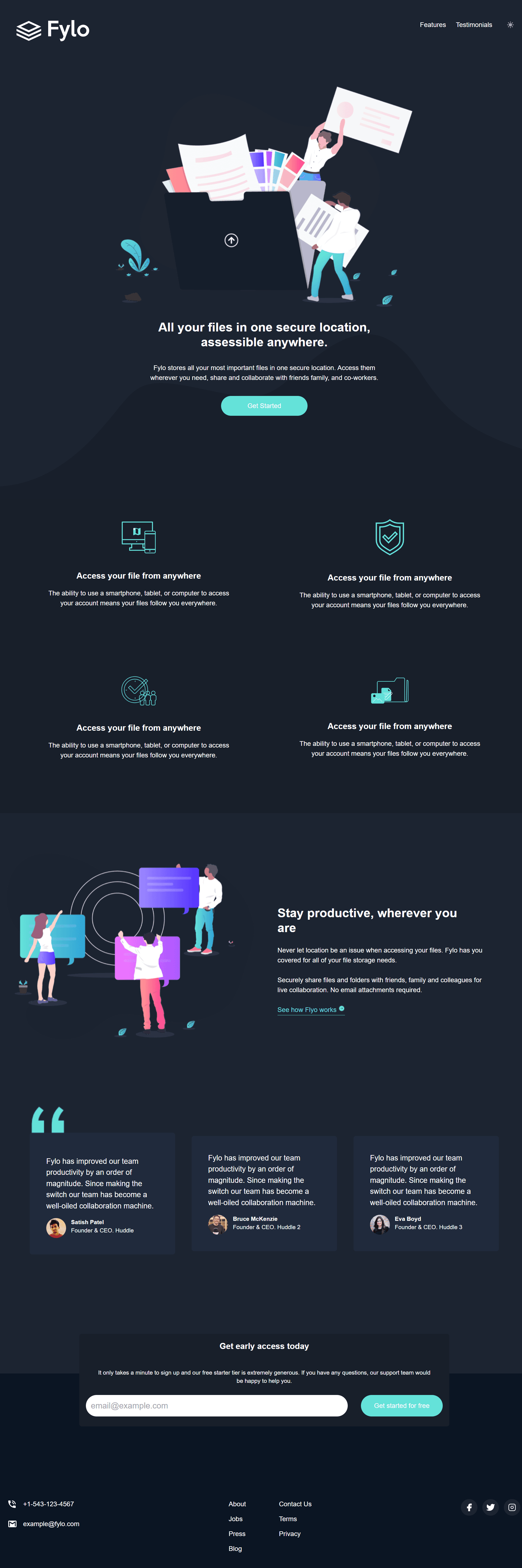 Fylo website