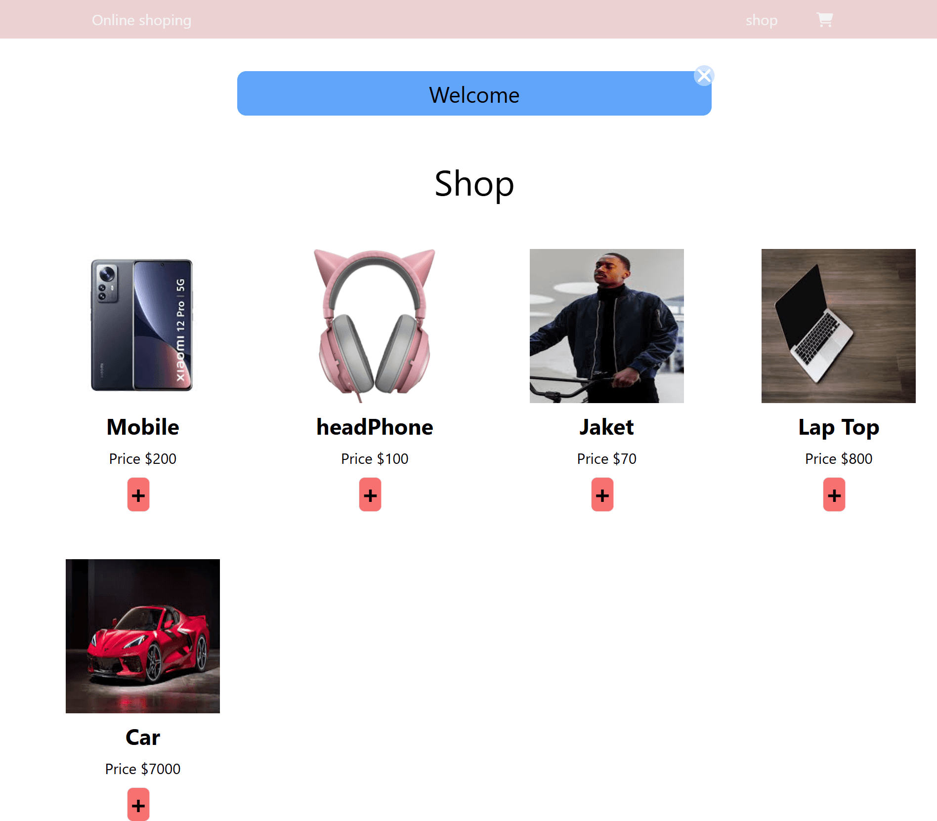 Online shope
